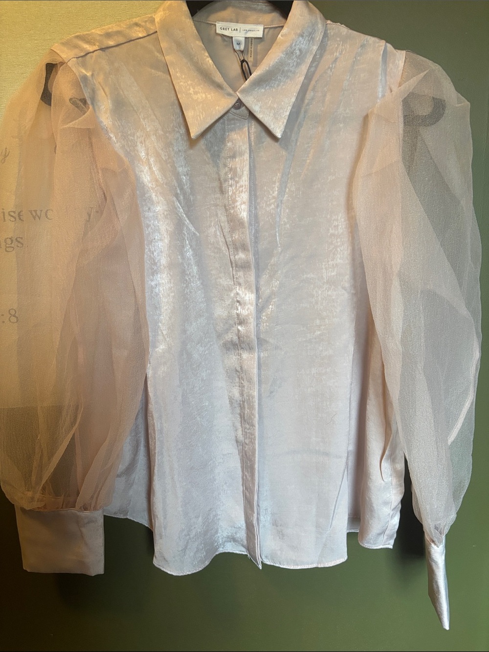 NWT classy button down top